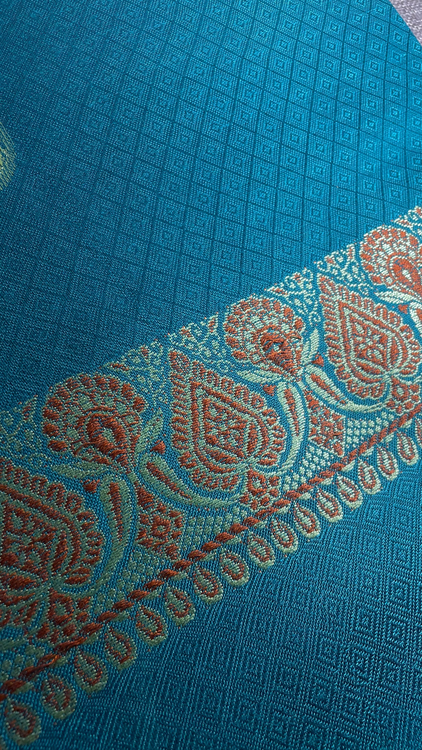 Teal Yemeni Shemagh