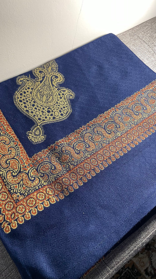 Dark blue Yemeni Shemagh