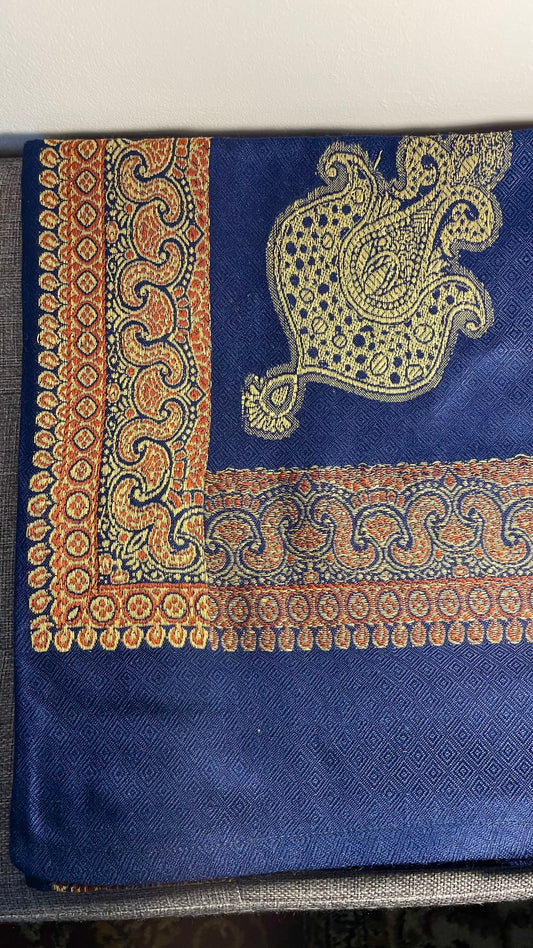 Dark blue Yemeni Shemagh
