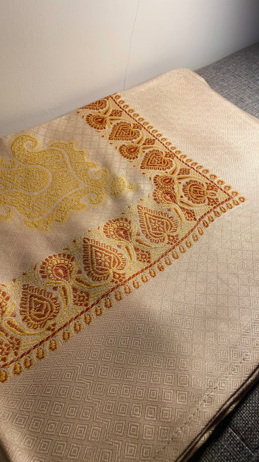 Beige Yemeni Shemagh